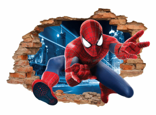 Samolepky na stenu pre deti Spiderman Elza 160cm